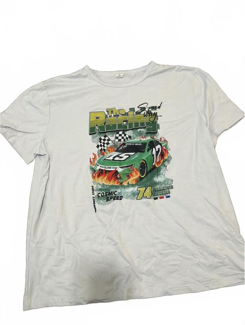 SHEIN Teen Racing Graphic Tee 16Y